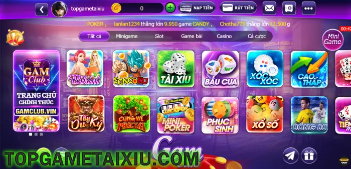 GamClub Vin là game bài đổi thưởng trực tiếp với Nhà phát hành