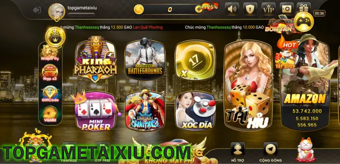 Một số sân chơi điển hình của game bài Gao86 Vip