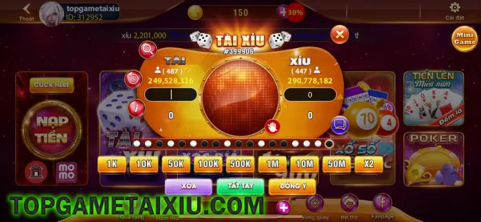 Bàn tài xỉu Sun79 Vip luôn có đông người chơi