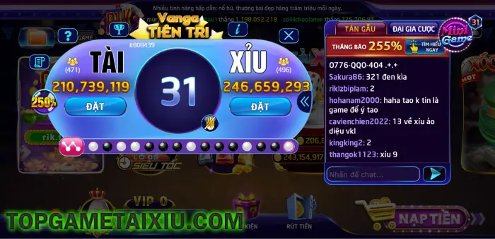 RikVip đứng Top 2 trong số game Tài Xỉu đổi thưởng uy tín nhất