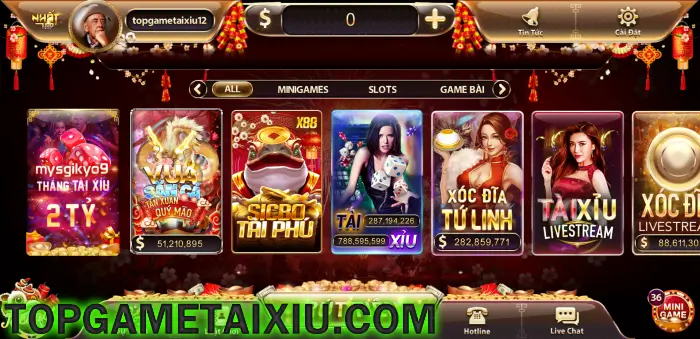 Giao diện game bài Nhất Vip gây ấn tượng mạnh