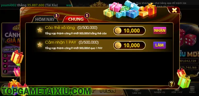 Saka Live gia tăng tối đa về tần suất tổ chức event