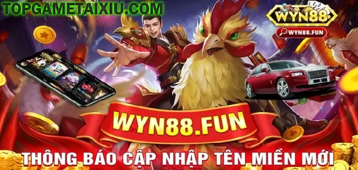 Thông báo cập nhật tên miền mới nhất Wyn88 Fun