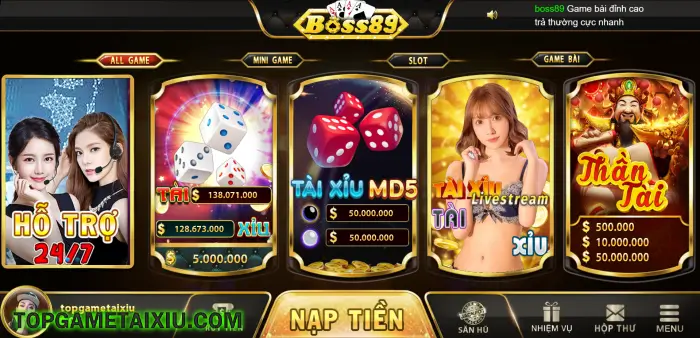 Boss89 Club nằm trong top những cổng game uy tín tại Việt Nam