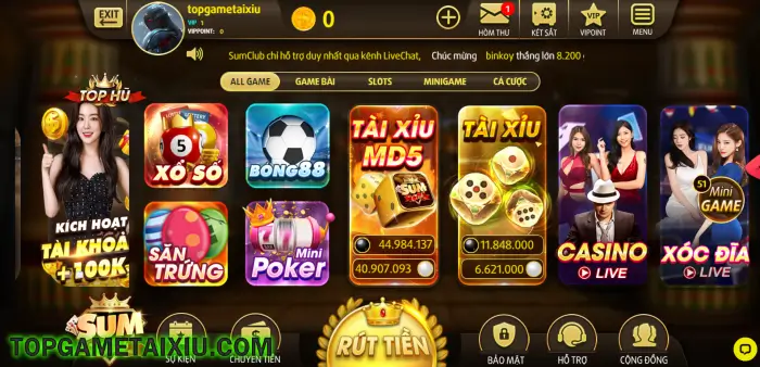 Phiên bản Sum1 Club thay thế cho cổng game cũ Sum Club