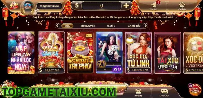 Chính thức lên sóng phiên bản game mới Sun11 Win