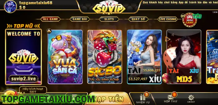 Hệ thống game của Suvip5 Com vẫn đáng để trải nghiệm