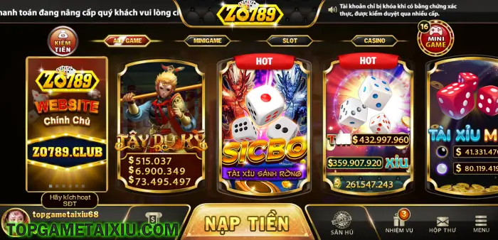 Zo789 One - Cổng game chất lượng hội tụ cao thủ