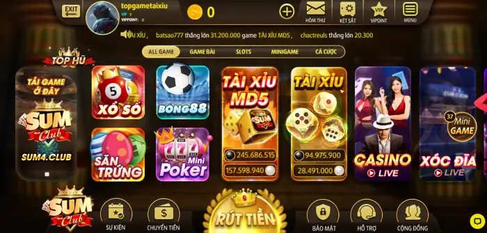 Sum4 Club cập nhật game cá cược bóng đá Bóng 88