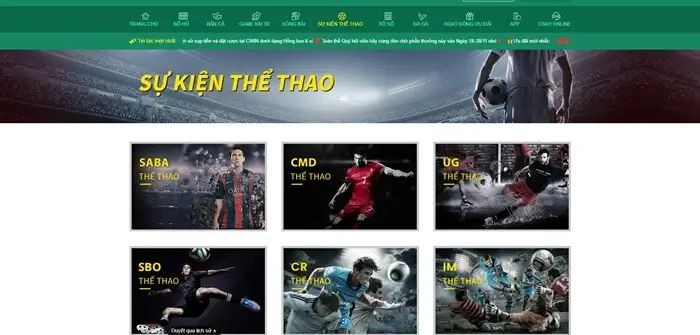 Cược thể thao Cwin333