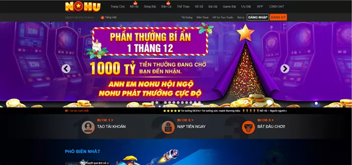 Danh mục game và trò chơi Nohu59.com