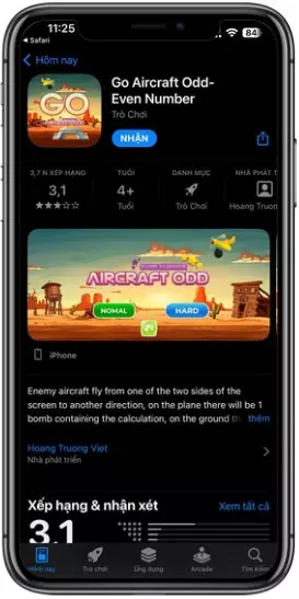 Go Aircraft Odd Even Number là ứng dụng iOS của Go88