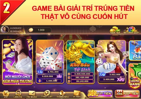 Trò chơi đổi thưởng Vim88 Club