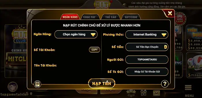 Thanh khoản nạp rút siêu tốc