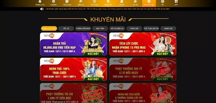 Khuyến mãi nhà cái New88066