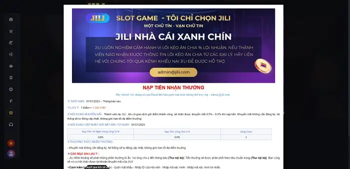 Nạp rút tiền Jili2200