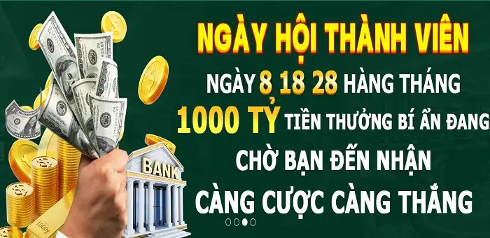 Ngày hội thành viên hấp dẫn tại nhà cái