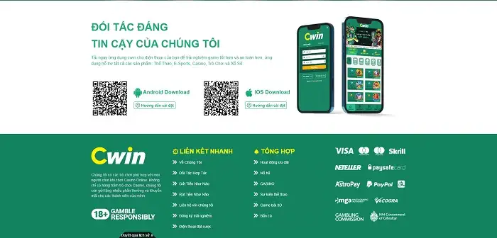 Mục tải app nhà cái Cwin456 